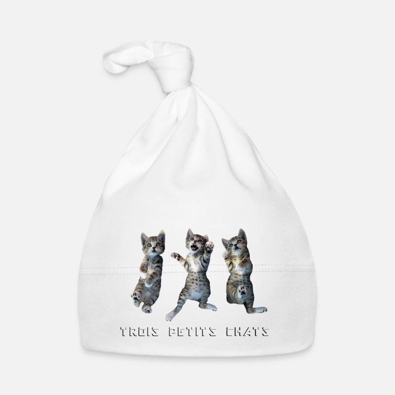 3 petits chats Bonnet bio Bébé