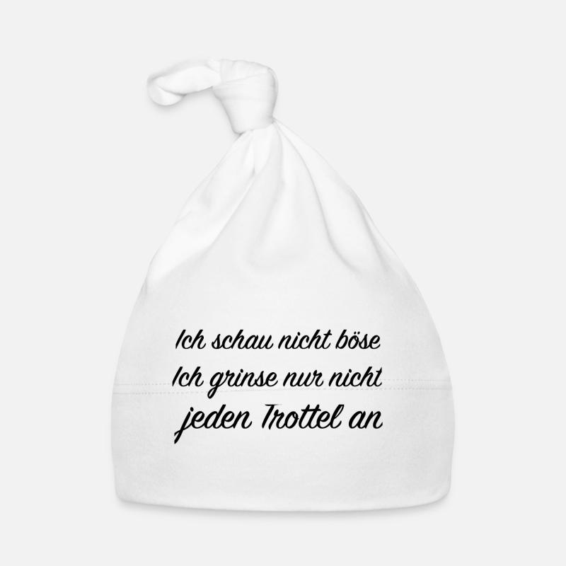 frecher spruch Baby Bio-Mütze