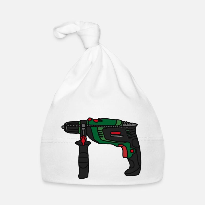 La perceuse. Bonnet bio Bébé