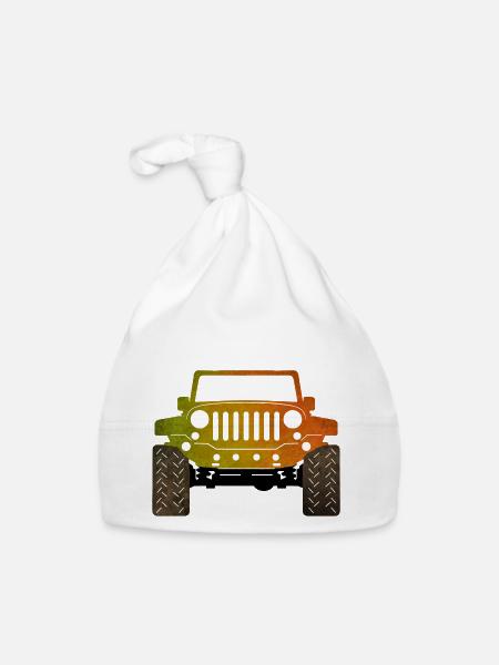 Jeep - Baby Bio-Mütze - Weiß - Vorne
