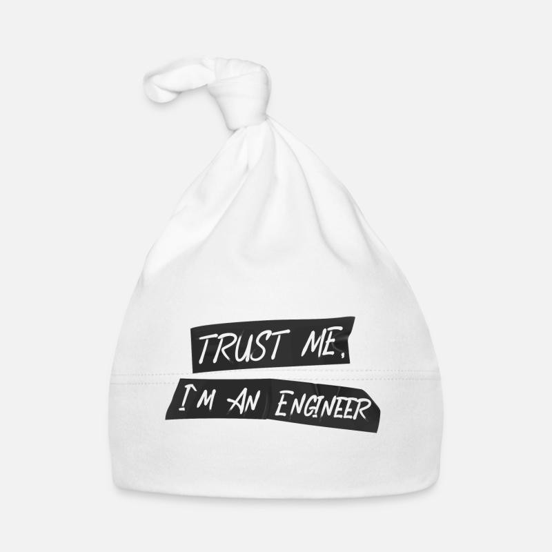 Engineer With Panzertape Organic Baby Cap