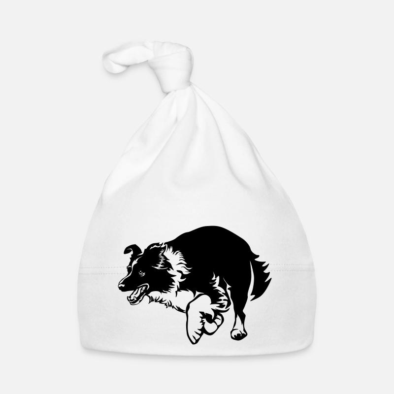 Border Collie Organic Baby Cap