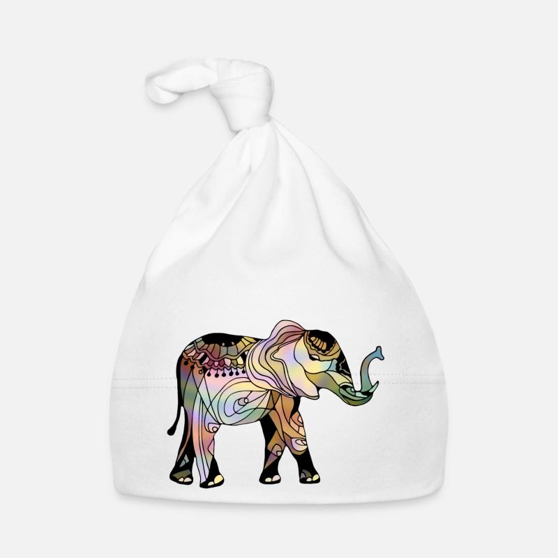 Éléphant Bonnet bio Bébé