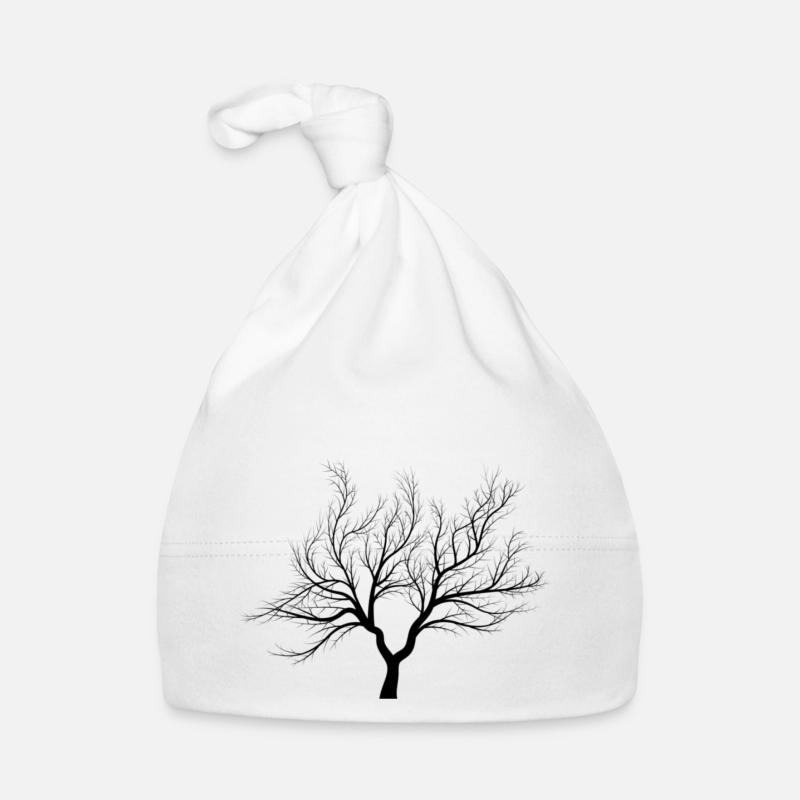 Baum mit Statement Baby Bio-Mütze