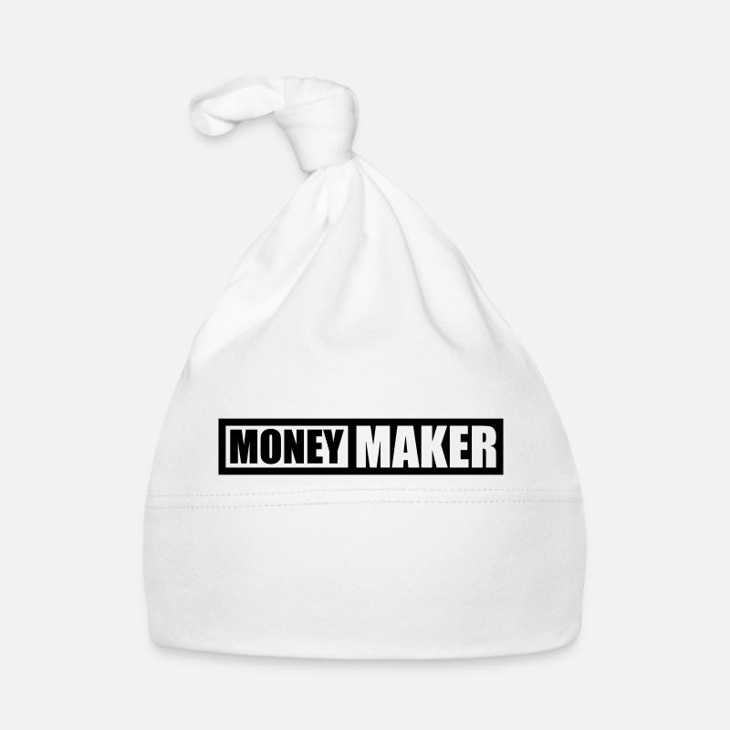 Logo Text Money Maker Baby Bio-Mütze