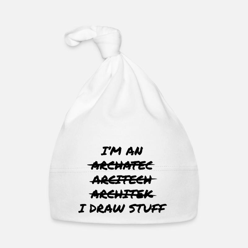 Dessiner des trucs d’architecte Bonnet bio Bébé