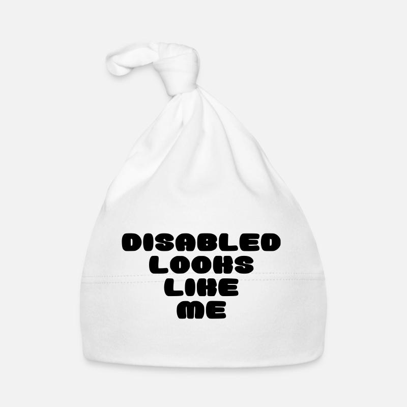 Eine behinderte Person sieht so aus * Baby Bio-Mütze