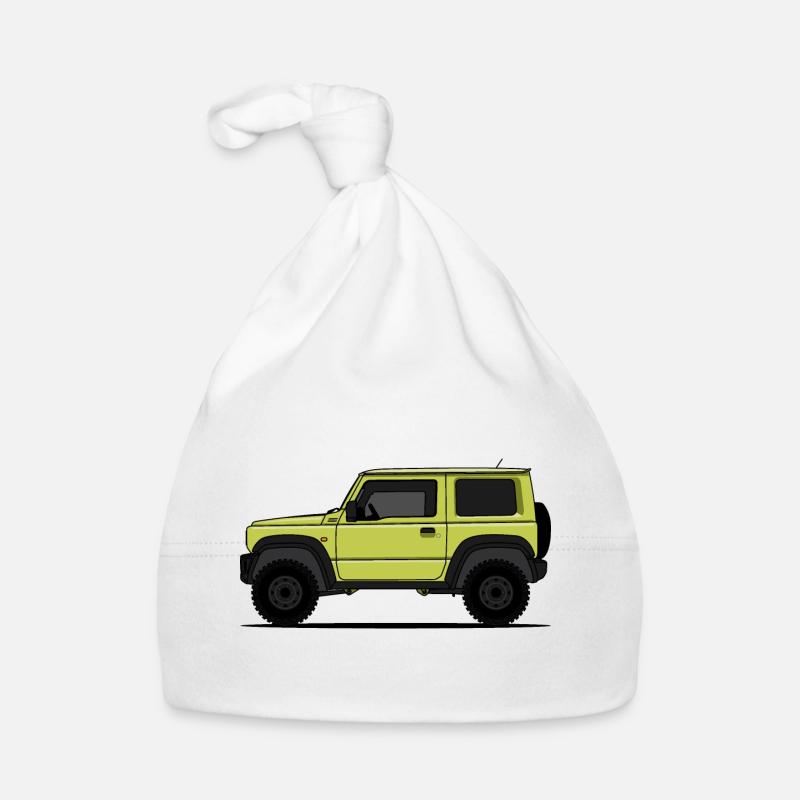 Jimny Yellow Organic Baby Cap