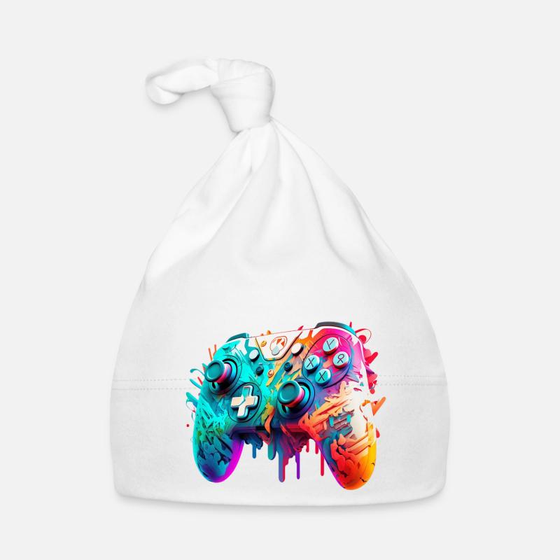 Neon Gaming Controller / Kontroller Baby Bio-Mütze