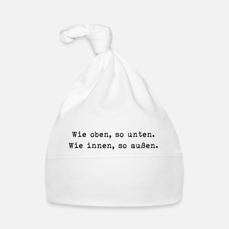Hermetische Prinzipien Baby Bio-Mütze
