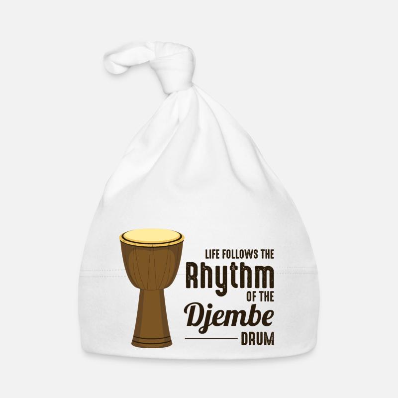 Djembe Player Drummer Music Drum Musician Organic Baby Cap