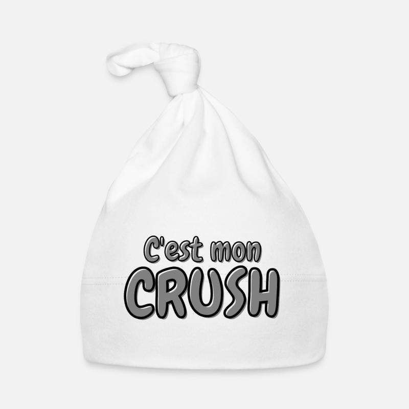 C'est mon crush, crush, béguin Bonnet bio Bébé