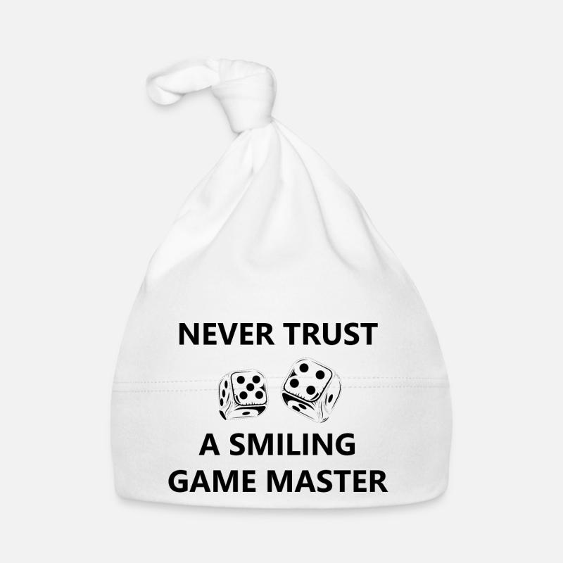 Boardgame Chess Backgammon Game Night Organic Baby Cap