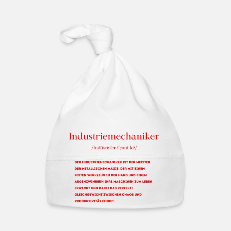 Industriemechaniker Definition Baby Bio-Mütze