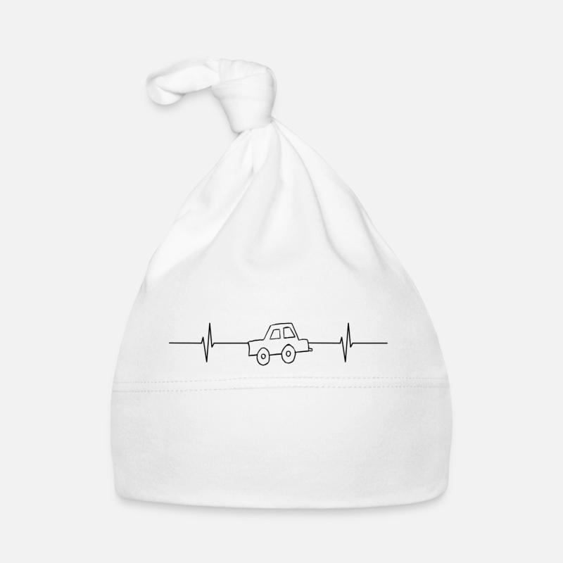 Herzschlag Auto Baby Bio-Mütze