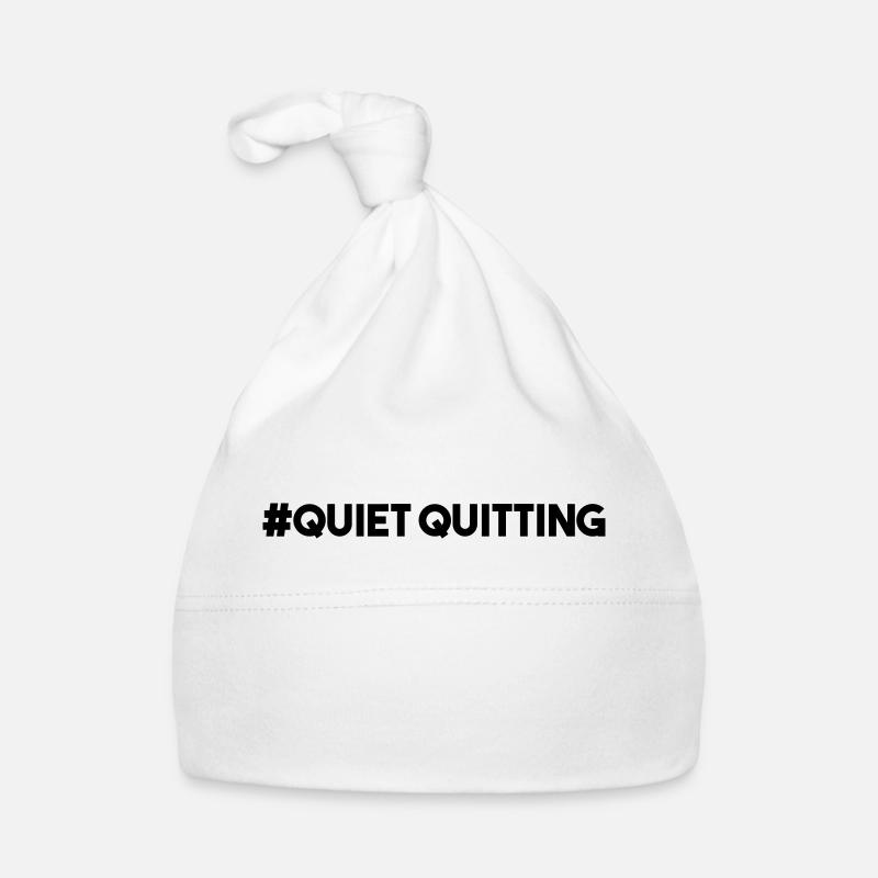 QUIET QUITTING Organic Baby Cap