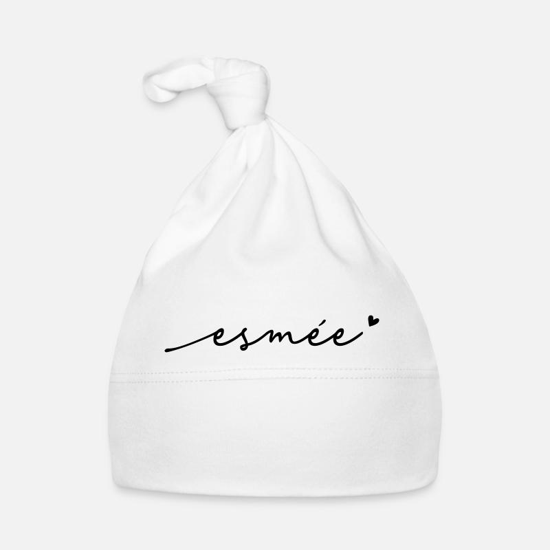 Esmée Cursive Name Organic Baby Cap