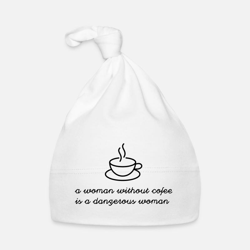 Frau ohne Kaffee Baby Bio-Mütze