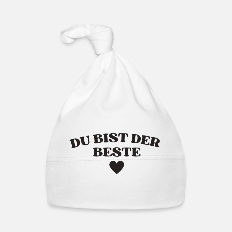 Du bist der Beste Baby Bio-Mütze