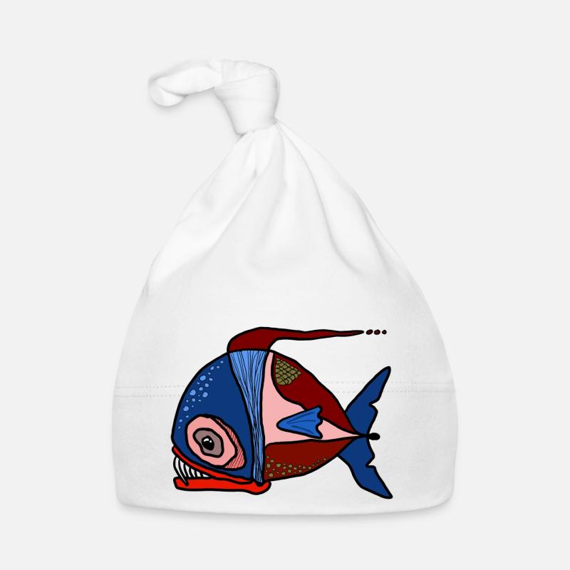 fisch Baby Bio-Mütze