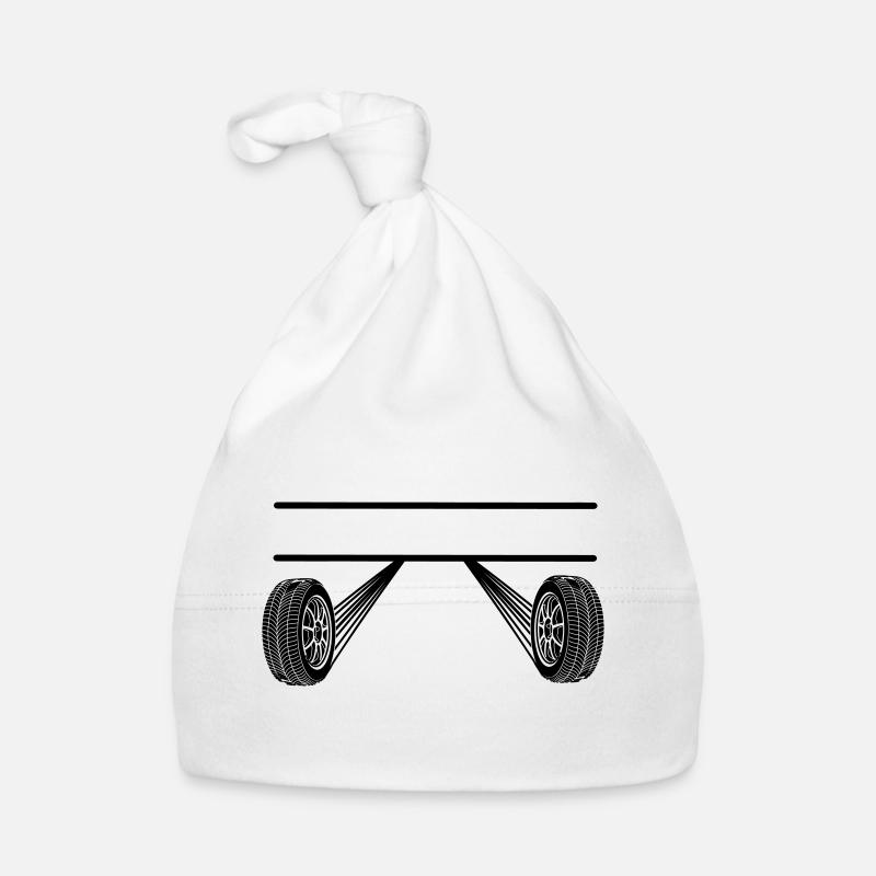 Bannière de nom de course automobile 4 Bonnet bio Bébé