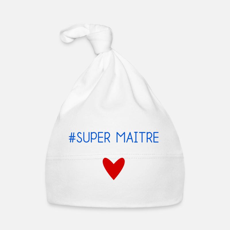 MAÎTRE. MAITRE. MERCI. MERCI MAÎTRE. MAITRE Bonnet bio Bébé