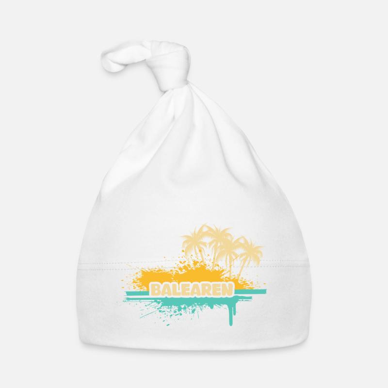 Balearic Islands Holidays Organic Baby Cap