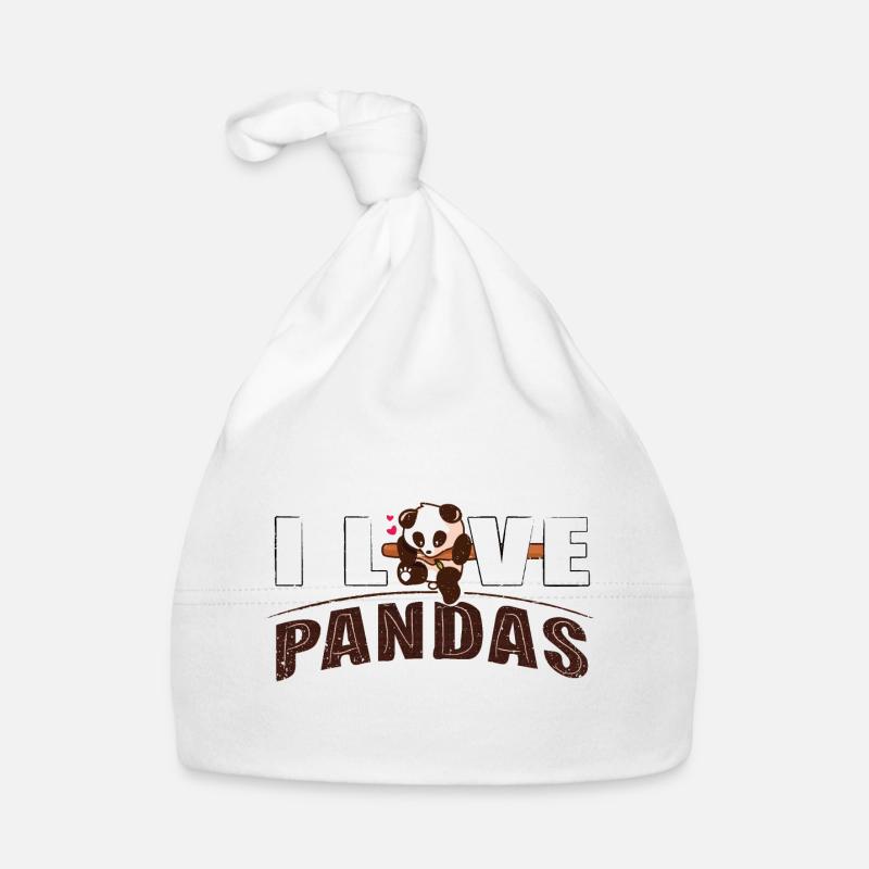 J’adore les PANDAS Bonnet bio Bébé