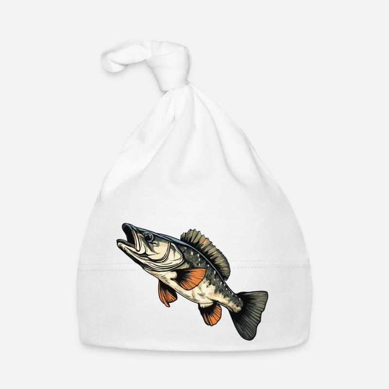 fish Organic Baby Cap