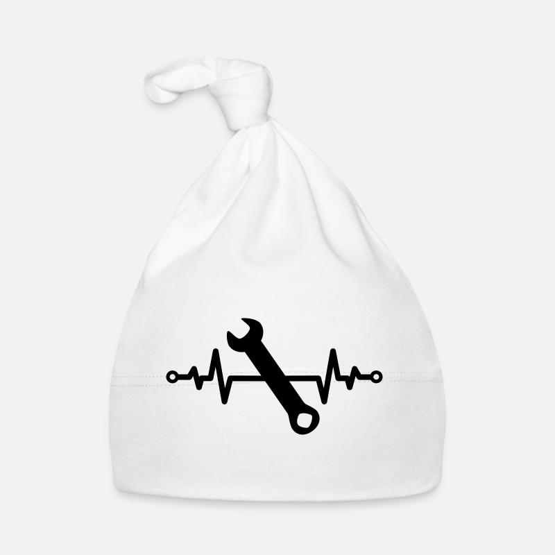Gift idea craft open-end wrench Organic Baby Cap