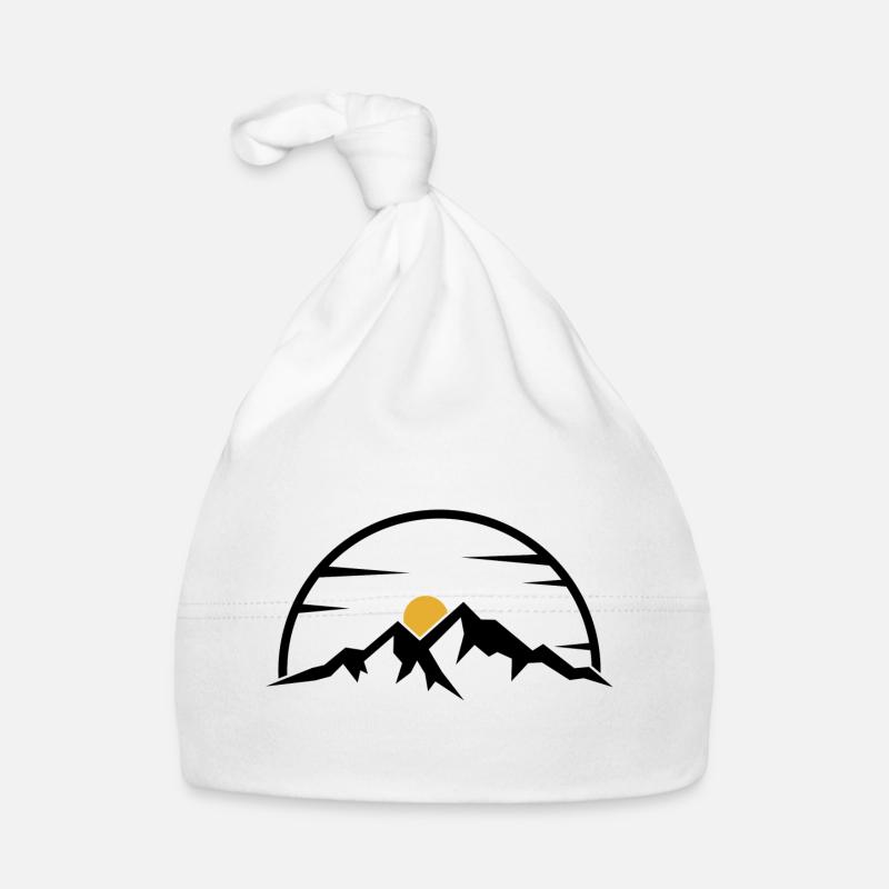 Soleil minimal de l’arc doré Bonnet bio Bébé