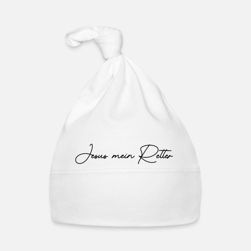 Jesus my Savior Organic Baby Cap