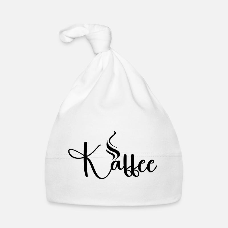 Kaffe_Motiv Baby Bio-Mütze