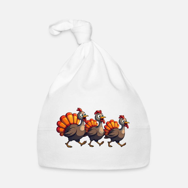 Bébé dinde de Thanksgiving Bonnet bio Bébé
