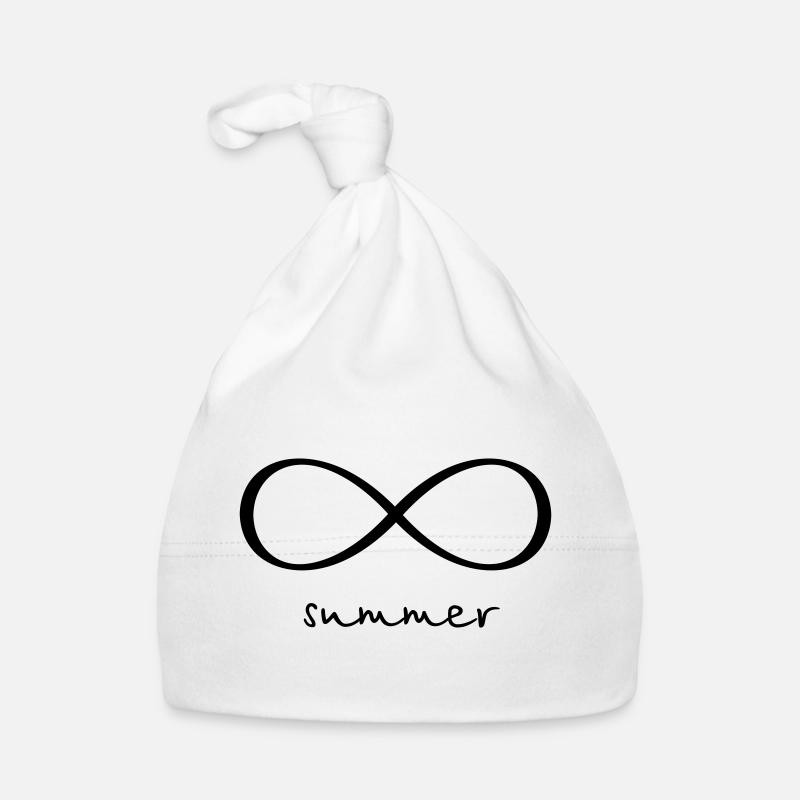 unendlichkeitszeichen summer Baby Bio-Mütze
