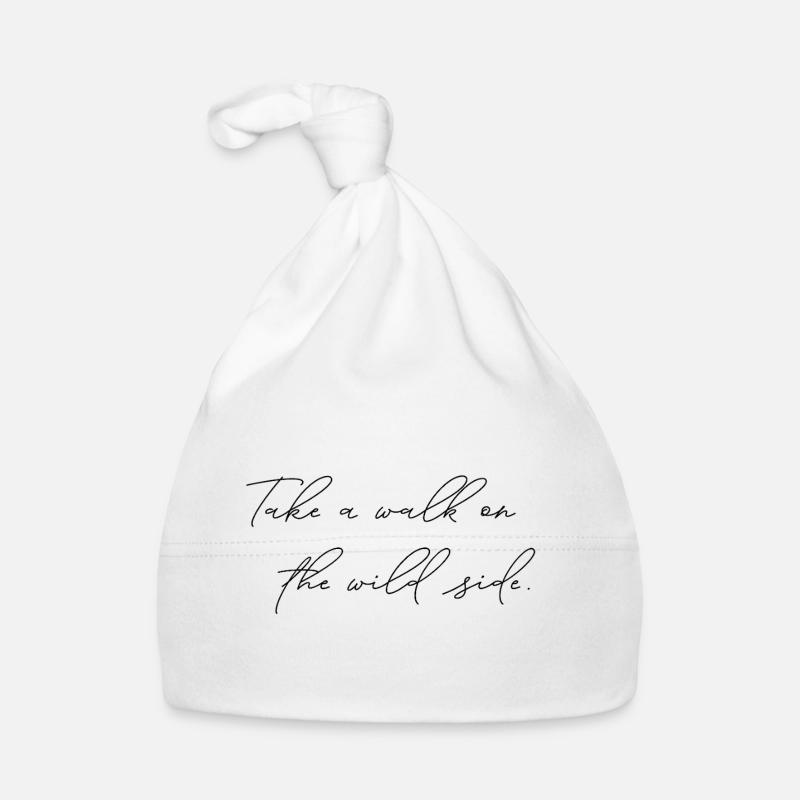 Take A Walk On The Wild Side Statement Baby Bio-Mütze
