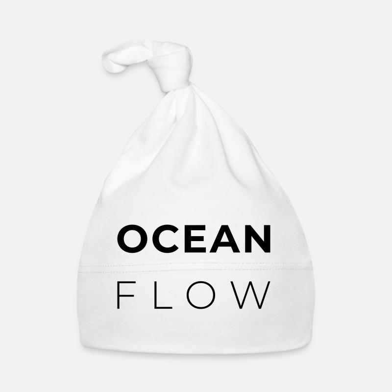 OCEAN FLOW - Minimalist Atlantic Design Organic Baby Cap