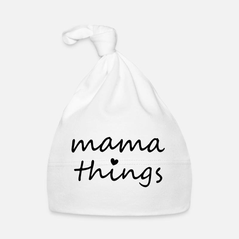 Mama Dinge Erster Muttertag Neue Mama Baby Bio-Mütze