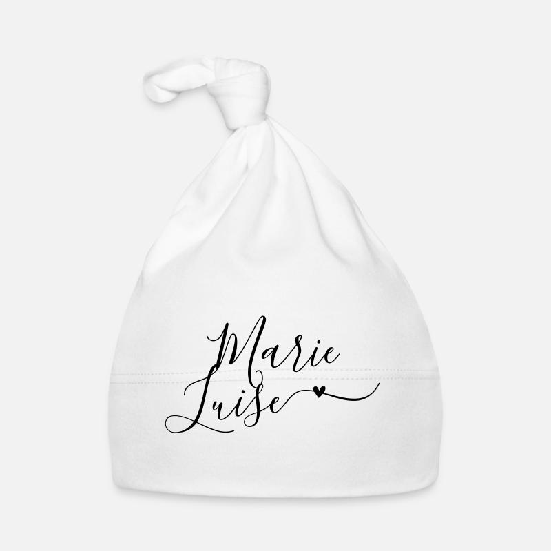 Marie-Luise Last name First name Decorative Organic Baby Cap
