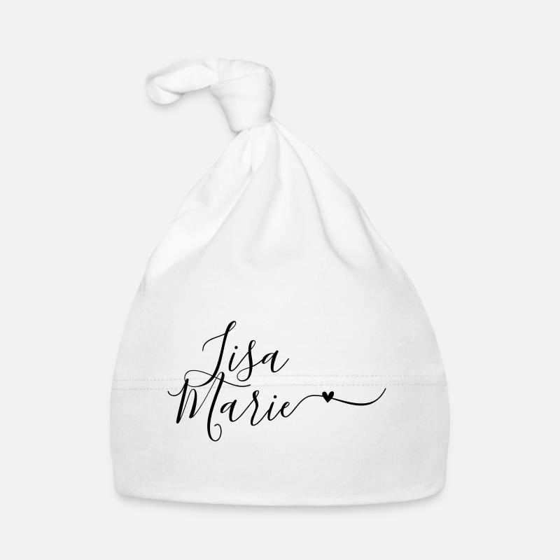 Lisa-Marie Last name First name Decorative Organic Baby Cap