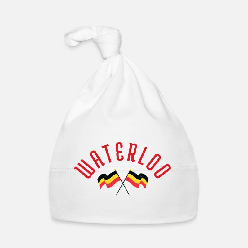 Waterloo Belgiska Flaggor Baby Bio-Mütze
