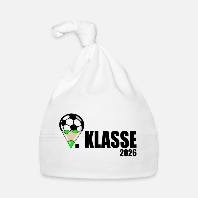 Fußball 1. Klasse 2026 Baby Bio-Mütze