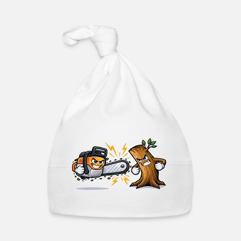 Chainsaw pruner gift idea Organic Baby Cap