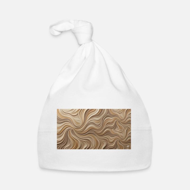 Paysage de sable ondulé du désert Bonnet bio Bébé