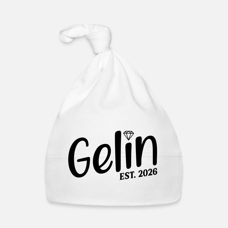 Turkish Wedding 2026 Gelin Organic Baby Cap