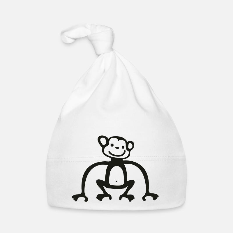 Äffchen Baby Bio-Mütze
