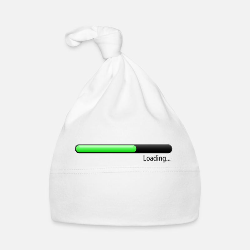 Ladebalken grün Baby Bio-Mütze