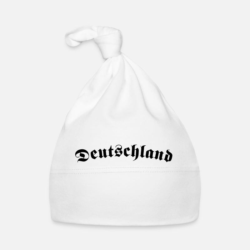 Deutschland1 - Bonnet bio Bébé - blanc
