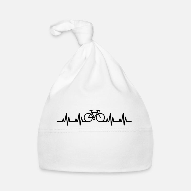 ECG Bicycle Organic Baby Cap