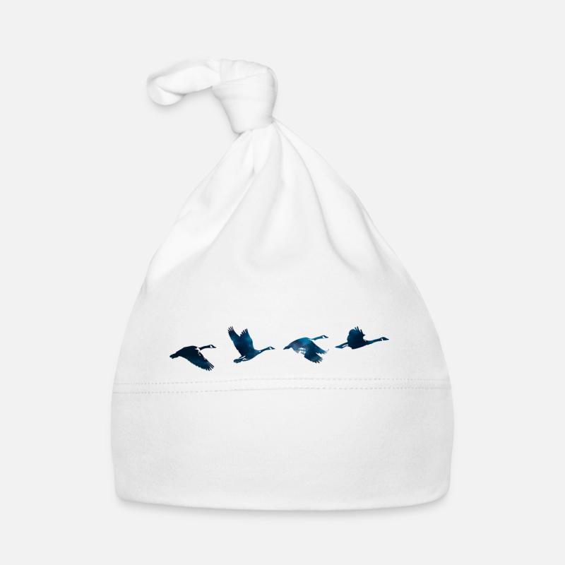 Geese #4 Organic Baby Cap